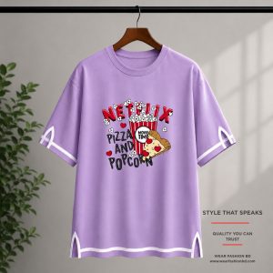 Women’s Premium Quality Popcorn Site Cutting & Sleeve Cutting T-Shirt Unique & Bold!