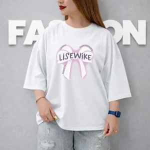 Lovely Lisewike Oversized T-Shirt | Unique & Chic | BOWKNOT GRAYSTAR