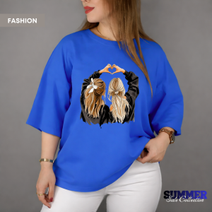 Love Girls Oversized T-Shirt | Unique & Chic | BOWKNOT GRAYSTAR