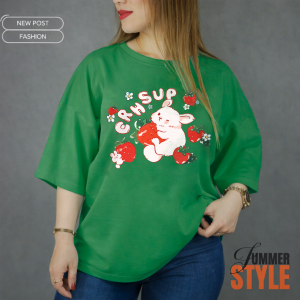 Women's Oversized CRHSUP STRAWBERRY Unique & Tree