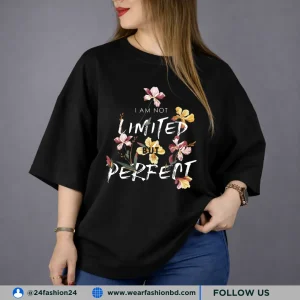Women's Oversized I Am Not Limited But Perfect Unique & Tree