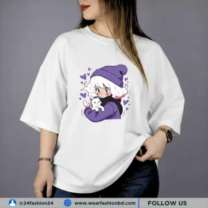 Women’s Oversized CAT LOVE Unique & Tree