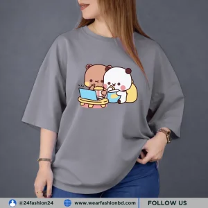 Women’s Oversized DOUBLE PANDA Unique & Tree