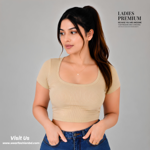 Flora – Short Sleeve Crop Top