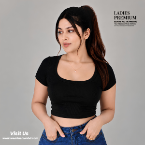 Flora – Short Sleeve Crop Top