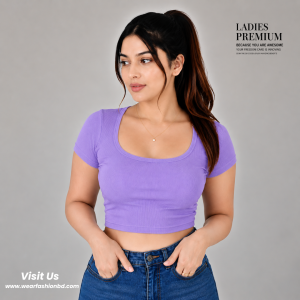 Flora – Short Sleeve Crop Top