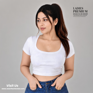 Flora - Short Sleeve Crop Top