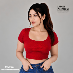 Flora – Short Sleeve Crop Top