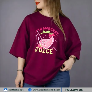 Women’s Oversized JUST MAROON Unique & Tree