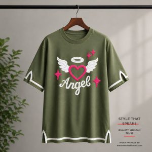 Women’s Premium Quality Angel Site Cutting; Sleeve Cutting T-Shirt Unique & Bold!