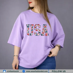 Women’s Oversized USA Unique & Tree