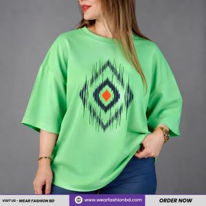 Women’s Oversized Diamond Mint Unique & Tree