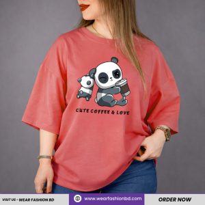 Women’s Oversized CUTE COFFEE Unique & Tree
