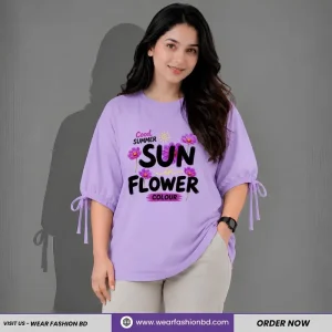 Women’s Oversized Two Hand Lace Totally Unique & Cool Summer Purple | TREE