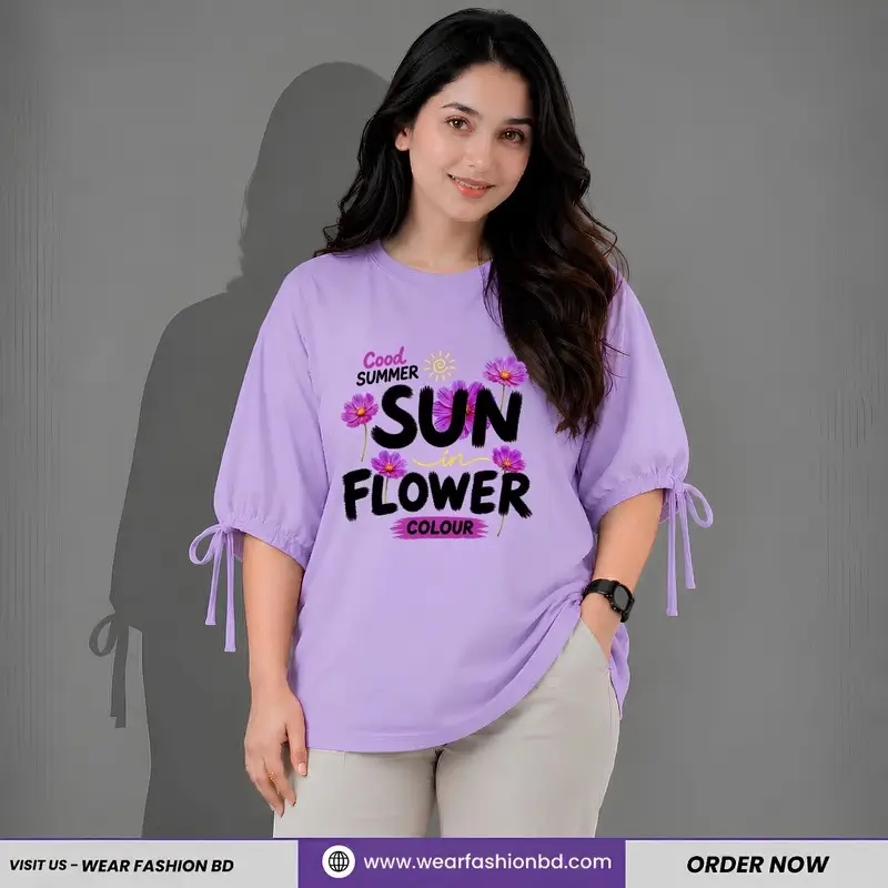 Women’s Oversized Two Hand Lace Totally Unique & Cool Summer Purple | TREE